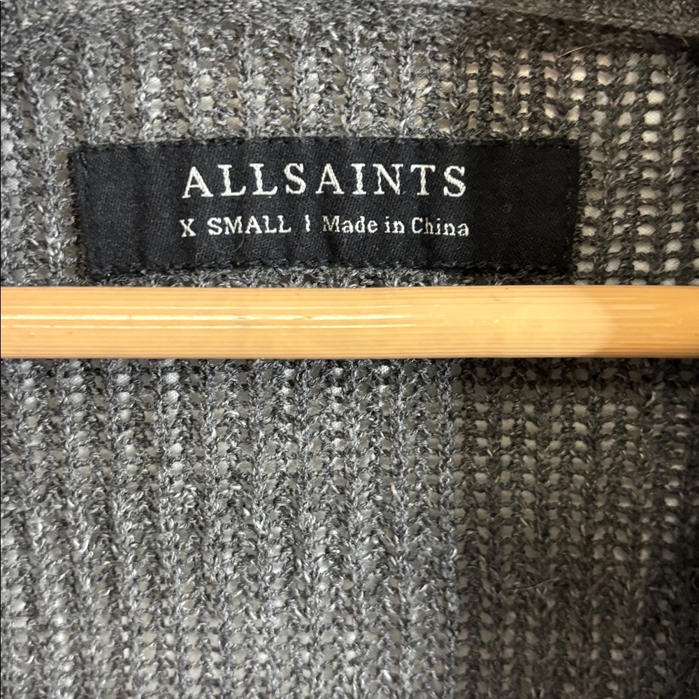 All saints cotton gray cardigan - Picture 3 of 6